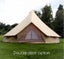 4m Two-Door Bell Tent, Heavy Duty Oxford 900D 285gsm Canvas *1-YR WARRANTY* Carousel 4