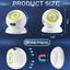 USB Rechargeable 360o Motion Sensor Activated Portable Night Light Carousel 6