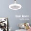 2 in 1 Ceiling Fan and E27 LED Light with Remote Control Carousel 7