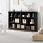 Bookshelf Display Shelves Unit Bookcase Book Cube Storage Stand Rack Black Carousel 4