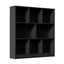 Bookshelf Display Shelves Unit Bookcase Book Cube Storage Stand Rack Black Carousel 7