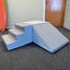 Soft Play Stairs Platform and Ramp pale blue/grey Carousel 3