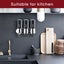 3 Bottles Bathroom Shower Soap Dispenser Shampoo Gel Pump Wall 1500ml Black Carousel 5