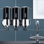 3 Bottles Bathroom Shower Soap Dispenser Shampoo Gel Pump Wall 1500ml Black Carousel 9