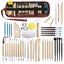 Pottery Clay Sculpting Tools Kit 8-61 Pcs/Set Ceramic Wax Clays Carving Tools Carousel 9
