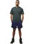 Mens Hard Yakka Elastic Waist Short Navy Cotton Work Wear Carousel 5