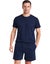 Mens Kinggee Ruggers Active Poly Cotton Jersey Sweat Short Navy Carousel 1
