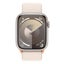 Apple Watch S9 GPS + Cellular 41mm Starlight Aluminum Case w/ Starlight Sport... Carousel 2