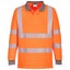 6pcs Portwest EC11 Eco Hi Vis Polo Long Sleeve Shirt Orange Bulk Work Safety ... Carousel 5