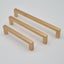 Brushed Brass Slim Square Bar Handles [96mm, 128mm, 160mm + Matching Knobs] Carousel 4