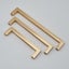 Brushed Brass Slim Square Bar Handles [96mm, 128mm, 160mm + Matching Knobs] Carousel 6