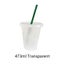 473/710ML Coffee Straw Cup Mugs DIY Plastic Cold Water Cups Portable Reusable Carousel 1