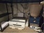 Black DESK with built-on BOOKSHELF. Carousel 6