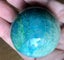CHRYSOCOLLA SHPERE 48mm diameter, display specimen Carousel 5