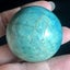 CHRYSOCOLLA SHPERE 48mm diameter, display specimen Carousel 6