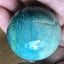 CHRYSOCOLLA SHPERE 48mm diameter, display specimen Carousel 16