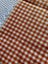 A piece of gorgeous ORANGE Check Furnishing Cotton Carousel 3