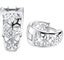 Silver Filigree Huggie Earrings "Noeline" Carousel 1