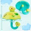 Toddler Dinosaur Bath Toy Umbrella Bubble Spray Water Fun Ages 1-4 Sink Pool Carousel 3