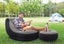 Intex Inflatable Relaxing Single Air Sofa Couch Chair + Foot Rest / Ottoman Carousel 4