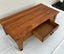 Stunning Solid Rimu French Coffee Table by Willetts Furniture Carousel 14
