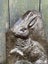 #1. - Early Antique Easter Bunny Rabbit Chocolate Candy Mould Carousel 3