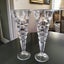 F) BEAUTIFUL CHAMPAGNE/SPARKLING WINE FLUTES - SIGNED WITH ETCHED LION RAMPANT Carousel 1