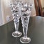 F) BEAUTIFUL CHAMPAGNE/SPARKLING WINE FLUTES - SIGNED WITH ETCHED LION RAMPANT Carousel 2