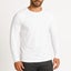 Mens Cotton Raglan Long Sleeve Thermal Top Underwear Thermals Base Layer Crew... Carousel 1