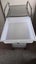 Chrome and plastic office storage unit Carousel 2