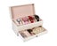 High Grade 4 Slot Leather Watch Storage Box Case With Drawer Jewelry Organize Carousel 3