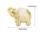 Zinc Alloy Innovative Spherical Vintage Elephant Ashtray with Cover Multifunc Carousel 5