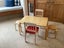 Table and chairs Carousel 1
