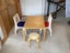 Table and chairs Carousel 2
