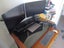 Wood and glass office desk Carousel 3