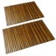 2 pcs Acacia Bath Mat 80 x 50 cm Carousel 1