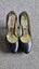 MI PIACI Black Leather Platform Heels Size 37 Carousel 3