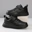 Children Sneaker Boys Shoes PU Leather Flat Kids Black White Shoes Carousel 2