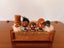 Vintage Mid Century Teak Danish Bottle Stoppers And Holder Carousel 1