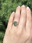 Antique Inspired 18k Gold & Silver 2.44ctw Emerald Solitaire Engagement Ring Carousel 3