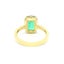 Antique Inspired 18k Gold & Silver 2.44ctw Emerald Solitaire Engagement Ring Carousel 7