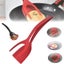 2 In 1 Nylon Grip Flip Tongs Egg Spatula Tongs Steak Spatula Tongs Carousel 2