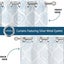 Vargottam Printed Sheer Curtains for Kitchen or Bedroom - Set of 2 Panels Carousel 4