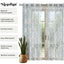 Vargottam Printed Sheer Curtains for Kitchen or Bedroom - Set of 2 Panels Carousel 6