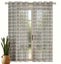 Vargottam Sheer Printed Curtains for Windows - Set of 2 Panels Carousel 7