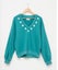 Stella + Gemma - Thea Sweater - Teal Stars - Colour: blue - Size: 12 Carousel 3