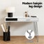 Computer Desk Drawer Cabinet Home Office Desks Workstation 100cm White Carousel 4