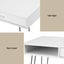 Computer Desk Drawer Cabinet Home Office Desks Workstation 100cm White Carousel 6