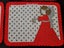Set of Four Vintage Christmas Placemats Table Mats Angels Carousel 4