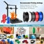 PETG Filament 1.75mm 1KG, 3D Printer Filament PETG, White Carousel 7
